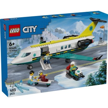 LEGO City emergency air ambulance airplane 60465 5702017812649