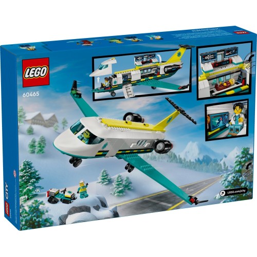 LEGO City emergency air ambulance airplane 60465 5702017812649