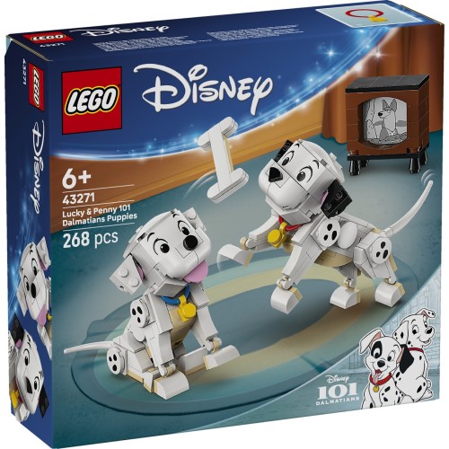 LEGO disney κουτάβια λάκι & πένι, 101 σκυλιά της δαλματίας 43271 5702017814605