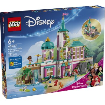 LEGO disney κάστρο πριγκιπισσών & βασιλικά κατοικίδια 43267 5702017814568