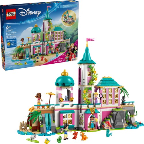 LEGO disney κάστρο πριγκιπισσών & βασιλικά κατοικίδια 43267 5702017814568