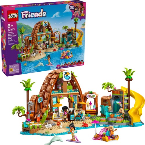 LEGO friends παραλιακό θέρετρο για οικογενειακές διακοπές 42673 5702017815367
