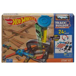 Mattel Hot Wheels Track Builder Σετ Πίστα Με 4 Διαφορετικά Κόλπα DLF28 887961255997