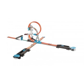 Mattel Hot Wheels Track Builder Σετ Πίστα Με 4 Διαφορετικά Κόλπα DLF28 887961255997