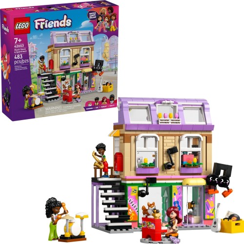 LEGO Friends music store and apartment 42653 5702017815213