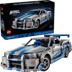 LEGO Technic 2 fast furious nissan skyline gt-r r34 car 42210 5702017816333