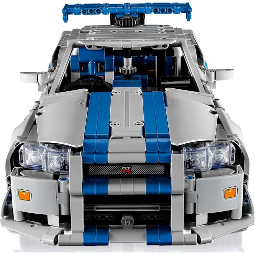 LEGO technic 2 fast furious αυτοκίνητο nissan skyline gt-r (r34) 42210 5702017816333