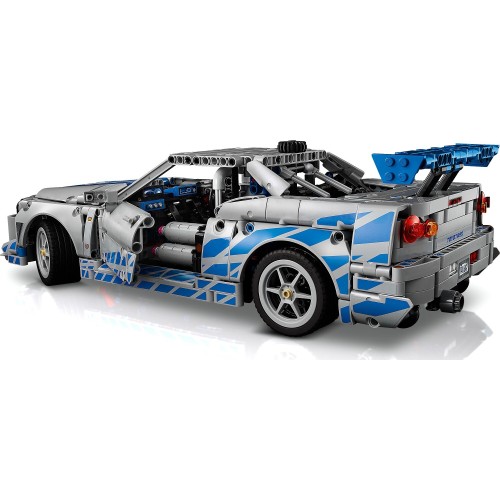 LEGO technic 2 fast furious αυτοκίνητο nissan skyline gt-r (r34) 42210 5702017816333