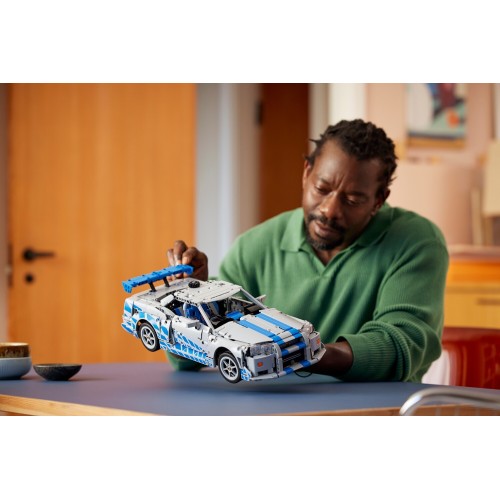 LEGO technic 2 fast furious αυτοκίνητο nissan skyline gt-r (r34) 42210 5702017816333