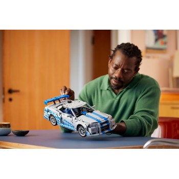 LEGO Technic 2 fast furious nissan skyline gt-r r34 car 42210 5702017816333