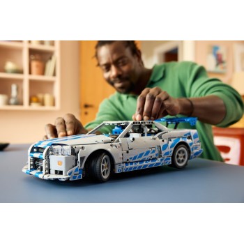 LEGO Technic 2 fast furious nissan skyline gt-r r34 car 42210 5702017816333