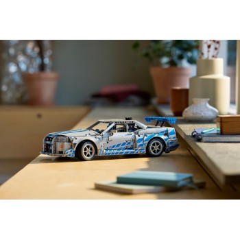 LEGO technic 2 fast furious αυτοκίνητο nissan skyline gt-r (r34) 42210 5702017816333