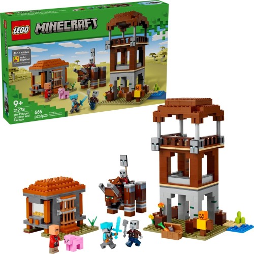 LEGO minecraft το οχυρό των αρπάγων και όλεθρος 21278 5702017815527