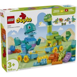 LEGO DUPLO Town 3In1 Dinosaurs On Wheels 10451 5702017816647