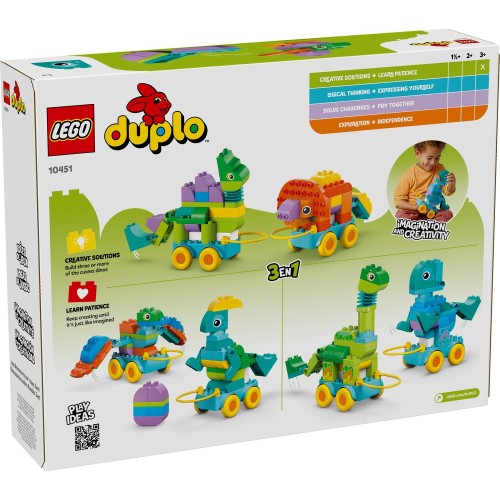 LEGO DUPLO Town 3Σε1 Δεινόσαυροι Σε Τροχούς 10451 5702017816647