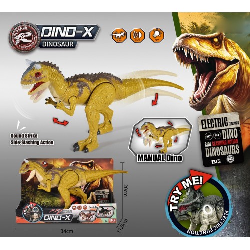 Toys-shop Choice Dinosaur With Light,Sound(3*AAA Without Battery) JZ111333 6990225113330
