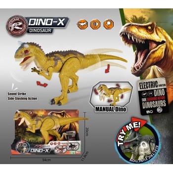 Toys-shop Choice Dinosaur With Light,Sound(3*AAA Without Battery) JZ111333 6990225113330