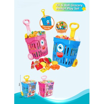 Toys-shop Choice Fill And Roll Καλάθι Για Ψώνια Με 49 Αξεσουάρ - 1 Τμχ JU104499 6990225044993