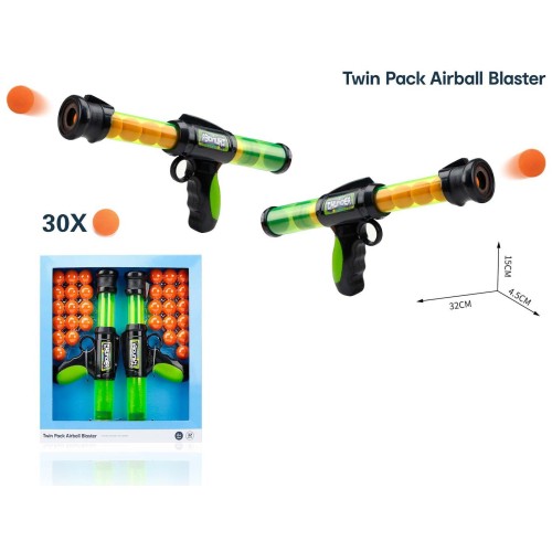 Toys-shop Choice Twin Pack Σετ Με 2 Εκτοξευτές Και 30 Μπάλες Αέρα JG073704 6990225737048