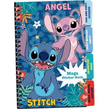 Diakakis imports Disney Stitch Αυτοκόλλητα Τετράδιο 13,2X20,3Εκ Lilo And Stitch 564653 5205698712425