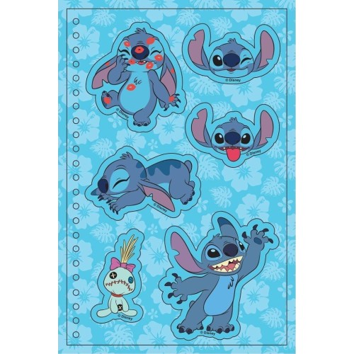Diakakis imports Disney Stitch Αυτοκόλλητα Τετράδιο 13,2X20,3Εκ Lilo And Stitch 564653 5205698712425