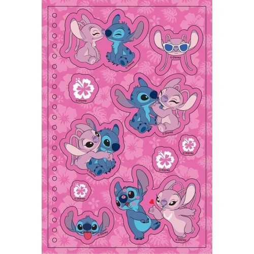 Diakakis imports Disney Stitch Αυτοκόλλητα Τετράδιο 13,2X20,3Εκ Lilo And Stitch 564653 5205698712425