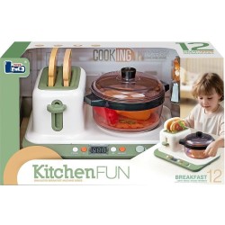 Toys-shop Choice B/O Breakfast Machine With Light And Sound(3*AA Not Battery) JU105071 6990225050710