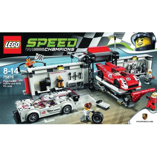 LEGO Speed Champions Porsche 919 Hybrid Και 917K Pit Lane 75876 5702015591249