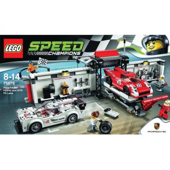 LEGO Speed Champions Porsche 919 Hybrid Και 917K Pit Lane 75876 5702015591249
