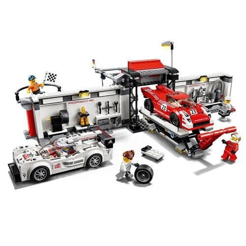 LEGO Speed Champions Porsche 919 Hybrid Και 917K Pit Lane 75876 5702015591249