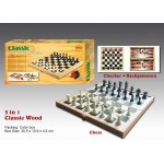 Toys-shop Choice 3 IN 1 Επιτραπέζιο Παιχνίδι Σκάκι, Τάβλι, Ντάμα JK172004 6990225720040
