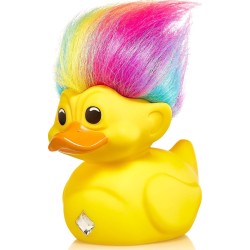 Numskull Trolls Tubbz Boxed  Rainbow Troll Collectible Vinyl Rubber Duck Figure - Official  NS5071 5056280460046