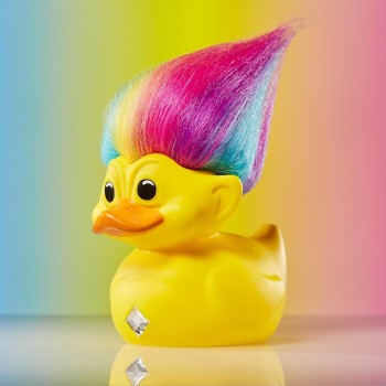 Numskull Trolls Tubbz Boxed  Rainbow Troll Collectible Vinyl Rubber Duck Figure - Official  NS5071 5056280460046