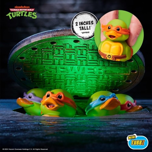 Numskull Teenage Mutant Ninja Turtles Tubbz Mini Raphael Φιγούρα Παπάκι Μπάνιου (5Cm) NS4899 5056280458326