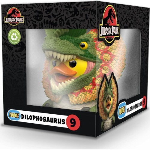 Numskull Jurassic World Tubbz Boxed  Dilophosaurus Collectible Vinyl Rubber Duck Figure - Official  NS4786 5056280457190