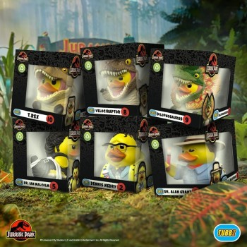Numskull Jurassic World Tubbz Boxed  Dilophosaurus Collectible Vinyl Rubber Duck Figure - Official  NS4786 5056280457190