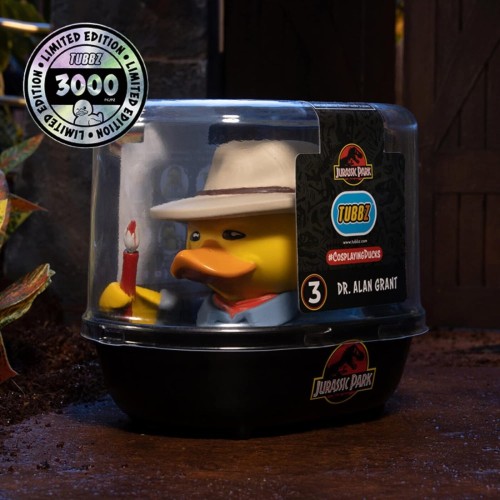 Numskull Tubbz Jurassic World Dr Alan Grant Collectible Duck Figurine - Official Jur NS3290 5056280438649