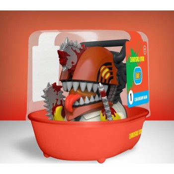 Numskull Tubbz First Edition: Chainsaw Man Cosplaying Rubber Duck Vinyl Figure NS5092 5056280460282
