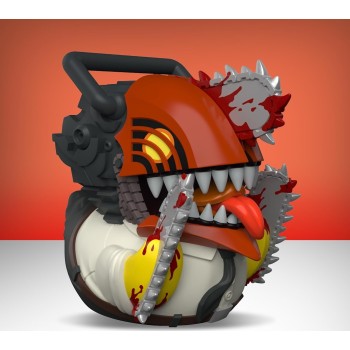 Numskull Tubbz First Edition: Chainsaw Man Cosplaying Rubber Duck Vinyl Figure NS5092 5056280460282