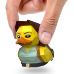 Numskull Tubbz Mini: Tomb Raider - Lara Croft Cosplaying Rubber Duck Vinyl Figure NS5274 5056280461777