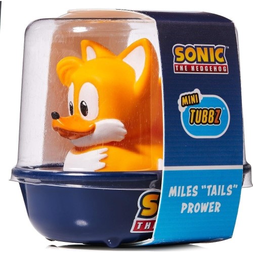 Numskull tubbz mini tails collectible vinyl rubber duck figure - official sonic the  NS4723 5056280456568