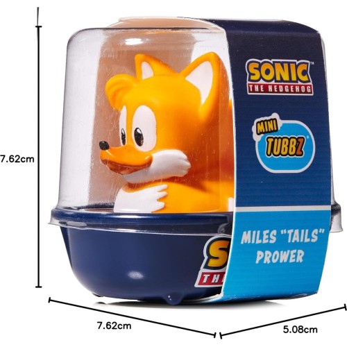 Numskull tubbz mini tails collectible vinyl rubber duck figure - official sonic the  NS4723 5056280456568