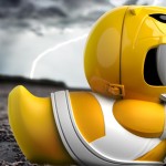 Numskull Tubbz First  Yellow Ranger Collectible Vinyl Rubber Duck Figure - Official  NS3484 5056280440857