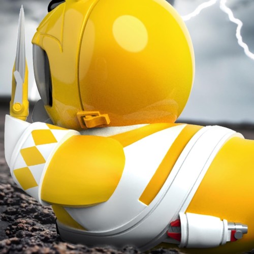 Numskull Tubbz First  Yellow Ranger Collectible Vinyl Rubber Duck Figure - Official  NS3484 5056280440857