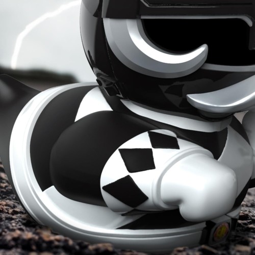 Numskull Tubbz First  Black Ranger Collectible Vinyl Rubber Duck Figure - Official P NS3482 5056280440833