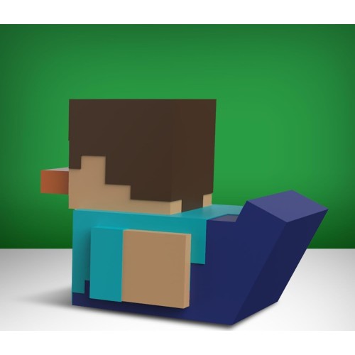 Numskull Tubbz First  Steve Collectible Vinyl Rubber Duck Figure - Official Minecraf NS5101 5056280460343