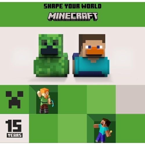 Numskull Minecraft Tubbz First Edition Steve Φιγούρα Παπάκι Μπάνιου (10Cm) NS5101 5056280460343
