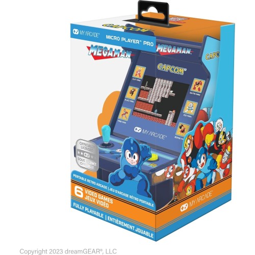 My Arcade Gaming my  mega man mini  machine - micro player pro table top  machine, portable  DGUNL-4189 845620041893