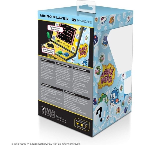 My Arcade Gaming Bubble Bobble Mini  Machine - Micro Player Table Top  Machine, Φορητή Κονσόλα Παιχνιδιών DGUNL-3241 84562003241