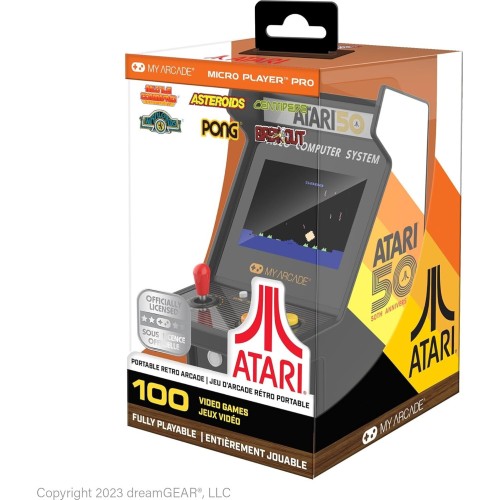 My Arcade Gaming My Atari Mini Machine - Micro Player Pro Table Top Machine, Φορητή Κονσόλα Παιχνιδιών DGUNL-7013 845620070138
